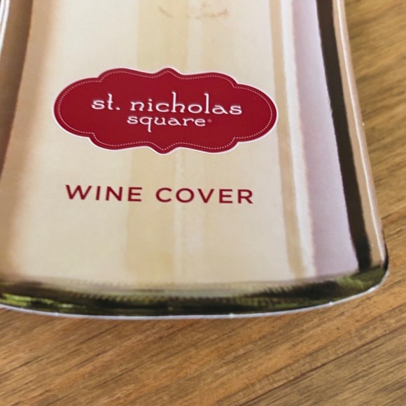 Festive Pink Christmas Flamingo Wine Cover 16" by St. Nicholas Square NEW - Picture 10 of 13